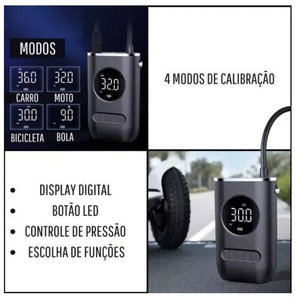 Bomba de Compressor de Ar Portátil