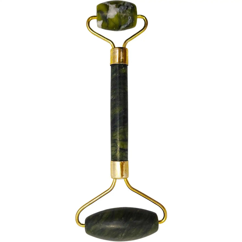 Rolos Massageador Pedra De Jade Verde