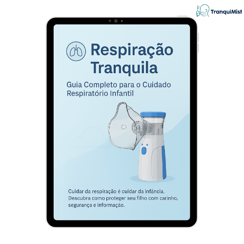 Kit Tranquimist - Ebook Respiração Tranquila + Nebulizador Portátil Grátis