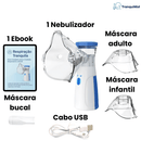 Kit Tranquimist - Ebook Respiração Tranquila + Nebulizador Portátil Grátis